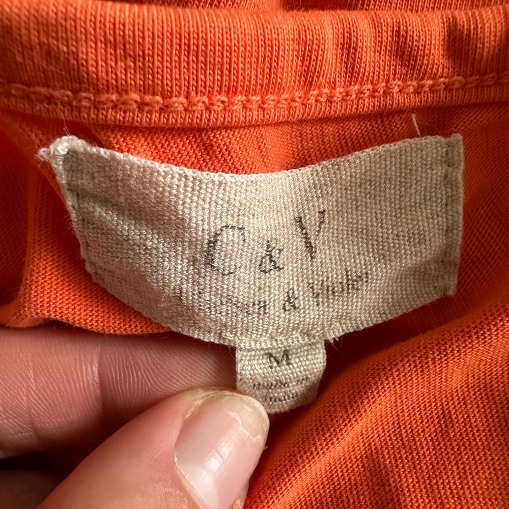 Chelsea & Violet Orange Comfy Romper - Picture 7 of 8